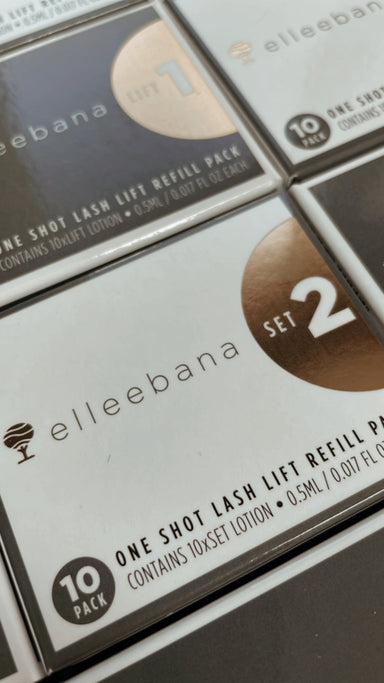 Elleebana One Shot Setting (Step 2) ONLY 10pack Refills | Allure Professional Products